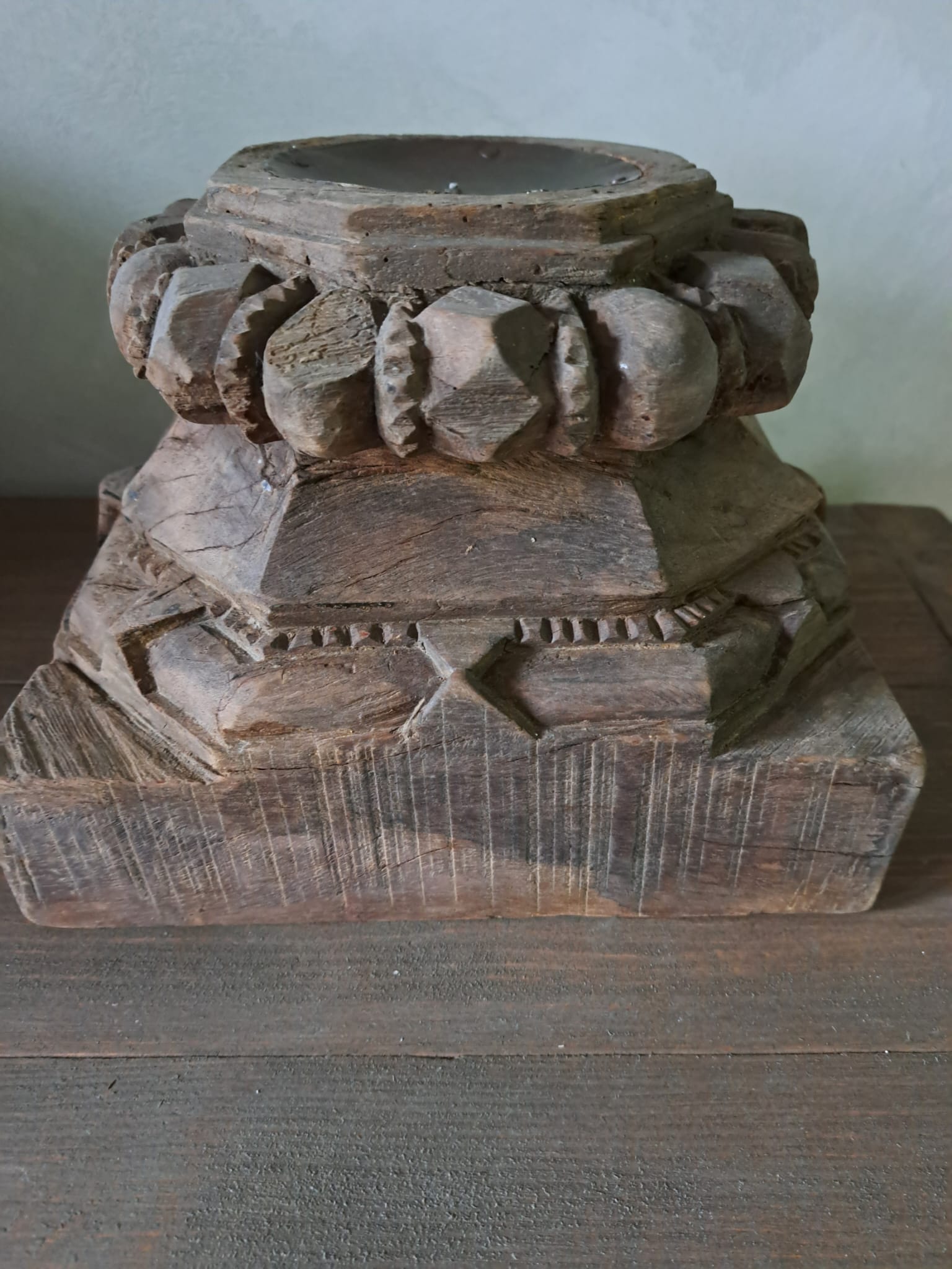 zware Landelijke oude Poer / Ornament